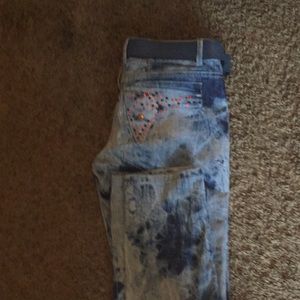 Robin jeans And Ferragamo Belt.